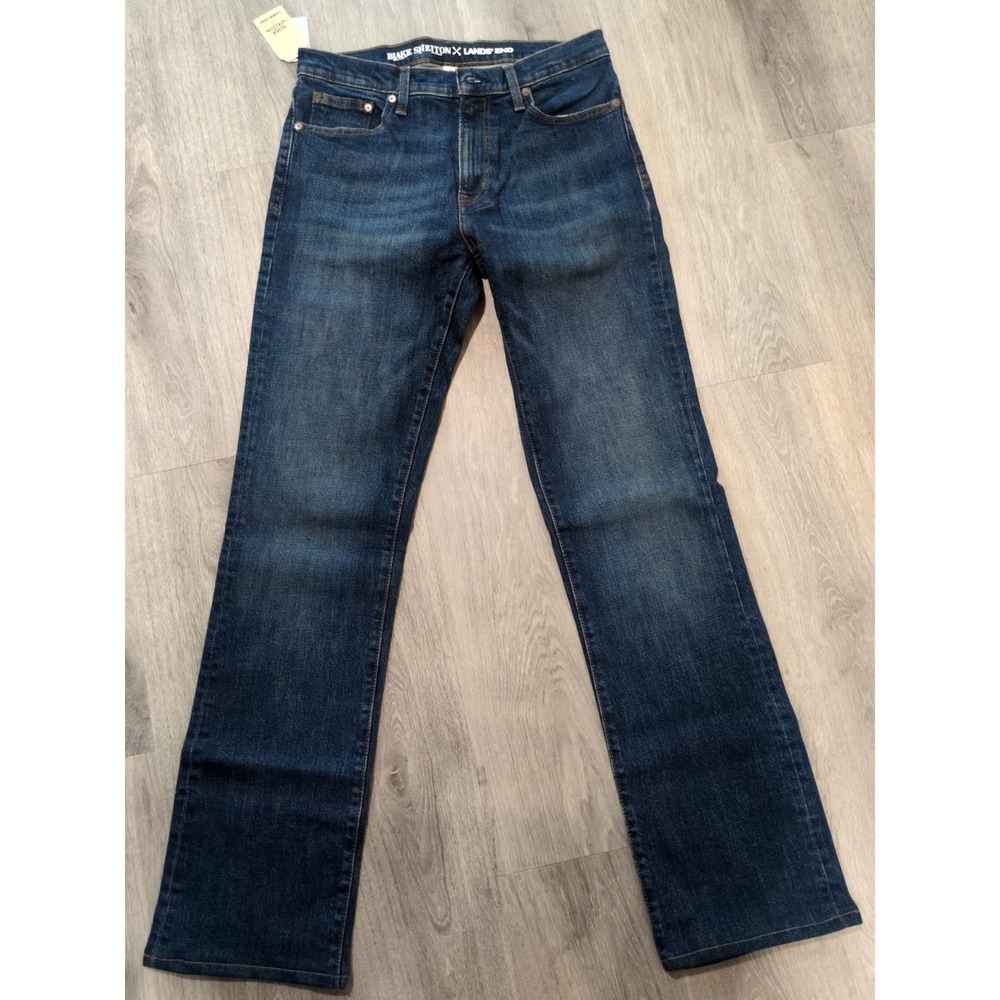Lands End Blake Shelton Men's Blue Jeans 30x34